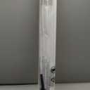 LazBlinds No Tools No Drill Cordless Roman Shades for Windows, Blackout Thermal Insulated UV Blocking Window Blinds, Room Darkening Fabric Blinds for Indoor Windows, 34'' W x 64'' H, White-Black