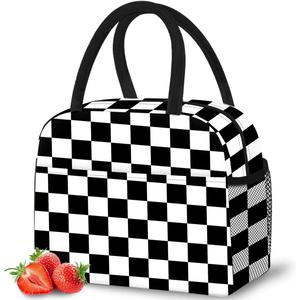 DALINDA Lunch Bag Lunch Box for Women Men Reusable Insulated Lunch Tote Bag,Leakproof Thermal Cooler Sack Food Handbags Case High Capacity for Travel Work Picnic Beach- Square (Medium (9L))