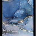 10x12 Picture Frame, Black Frame for 10 x 12 Inch Picture Poster Photo, Light Weight and High Transparent 10 by 12 Frame for Wall - 1 Pack/Black/10 x12