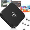 Wireless CarPlay Adapter - Upgrade Fastest CarPlay Adapter Convert Wired to Wireless for OEM Wired CarPlay, Plug & Play USB Bluetooth 4.0/5.0 Adapter, 5Ghz WiFi Auto Connect, Easy to Use