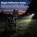 Cat Harness and Leash Set Escape Proof Tactical Large Kitten Harness Emotional Support Cat Vest, Grey, L