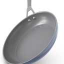 Ninja Ceramic Pro 10.25" Fry Pan, NonStick Pan, Nontoxic, PTFE Free, Ceramic Coated, Stainless Steel Handle, Stove & Oven Safe to 550F, All Stovetops & Induction Compatible, Midnight Blue, CW30026MM