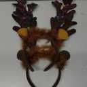 JOYIN Christmas 2PCS Light Up Cute Reindeer Headband Adult Kids Party Favor Supplies, Xmas Accessories for Christmas Holiday Parties, Annual Holiday, Photos Booth