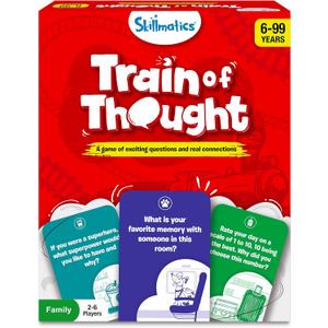 Skillmatics Card Game - Train of Thought, Fun for Family Game Night, Educational Toys, Travel Games for Kids, Teens and Adults, Gifts for Boys and Girls Ages 6, 7, 8, 9 and Up