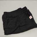 PLEPAN Mens 5 Inch Linen Shorts - Casual Elastic Waist Drawstring Summer Beach Shorts with Pocket (Black, XXL)