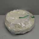 LIYH 24 Pcs Plastic Plates Reusable,Unbreakable Dinner Plates, Scalloped Plastic Plates, Dishwasher Safe,Ivory Plate Sets Perfect for Parties, Birthday, Picnics, BPA Free(12Guests)