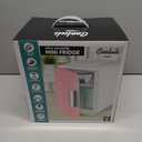 Cooluli Mini Fridge for Bedroom - Car, Office Desk & Dorm Room - Portable 4L/6 Can Electric Plug In Cooler & Warmer for Food, Drinks, Skincare Beauty & Makeup - 12v AC/DC & Exclusive USB Option, Pink
