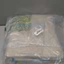 OrganiHaus Large Fabric Storage Baskets for Shelves 3 Pack, 15x11in Closet Storage Bins for Shelves, Canvas Baskets for Organizing, Linen Closet Organizers, Cloth Basket, Beige/Off-White