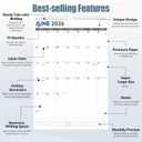 GuassLee Extra Large Wall Calendar 2026-2027, 20"x 30" Gaint Vertical Wall Calendar 2026, Jun. 2026 to Dec. 2027, 19-Month Paper Hanging Planner Wall with Julian Date for Office Home Planning & Organizing, 30"x20"