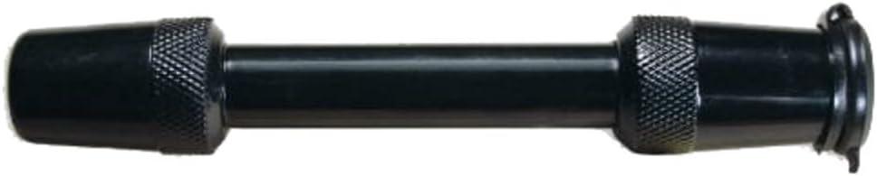 Trimax  T5Black  5/8" Receiver Lock  3.5" Span, Fits Class V Hitches, Machine-Forged Chrome Steel, Black Epoxy Coating, Anti-Theft Keyed Lock