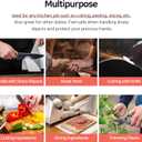 CustomGrips Safety Gloves, 2 Pk, X-Large, 100% Food Safe, Cut-Resistant, Lightweight and Flexible, Glass Fiber Blended HPPE Liner, CE/ISO 9001 Certified