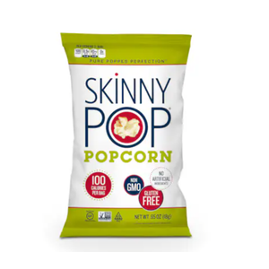 Skinnypop Popcorn 100 Calorie Original Bags .65 oz., 30 Pack, 
BBD:01.15.2026