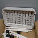 Baby Diaper Cart with Wheels and Handle 3 Tier Rolling Cart Diaper Organizer, Nursery Caddy Baby Organizer for Storage Baby Clothes, Wipes, Bibs, Changing Table Mats, White