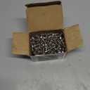 Wensilon (200Pcs)#101-1/4" Hex Washer Head Self Drilling Screws, 410 Stainless Steel Metal SheetScrewsTEK Screws, Sheet Metal Self Tapping Screws (Silver)