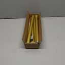 Mcrbeay Shower Curtain Rod, 1" Diameter Heavy Duty Tension Shower Rod, Non Slip Adjustable 28-74 inch No Drilling Shower Curtain Rods Spring Tension For Bathroom, Shower Stall, No Rust, Chrome Gold