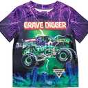 Monster Jam Matching Family Athletic T-Shirt, Size 3T