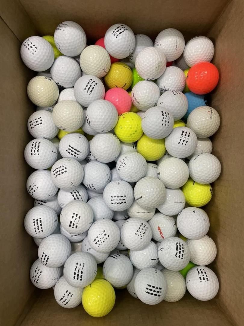 300 Shag/Practice/Hit Away/Range Used Golf Ball Mix, 10 x 11 x 12"