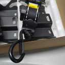 Rotating Integrated Cargo Bed-Mounted Retractable Ratchet Straps Compatible with Ford F150 F250 F350 F450 Accessories 20152026 Tie Down Straps with Swivel Ratchet Boxlink Anchors (Dark Black)