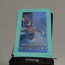 Niveaya [Up to 10.5"]Waterproof Phone Pouch - 2 Pack, Waterproof Phone Lanyard Case with iPhone 17/16/15/14/13 Pro Max up to 9.5", Phone Dry Bags for Vacation Beach Pool Kayak Cruise Travel Essentials (Black+ Teal)