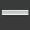Linear Bar Air Grille 32" X 6", Aluminum Air Supply/Return Grilles,Easy Air Flow,Removable Grille/Door-HVAC Air Vent Cover,White[Outer Dimensions: 32.8"w X 6.8"h]