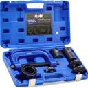 Orion Motor Tech Ball Joint Press Kit, Heavy Duty Ball Joint Removal Tool Kit with 4x4 Adapters, for Most 2WD and 4WD Cars and Light Trucks (blue C-frame)