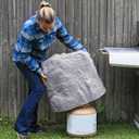 Emsco Group 8285-1 Natural Granite Look Large Lightweight Easy to Install-20.5x25x18 Landscape Rock