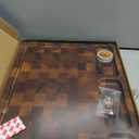 Walnut Wood Cutting Boards for Kitchen, Large Chopping Board Double Sided, End Grain Cutting Board with Handle, Charcuterie Butcher Block for Meal Prep & Serving with Gift Box, 17"x13"x1"