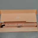Hair Straightener and Curler 2 in 1 by BeKind Flex, 360 Hair Styler Flat Iron for All Styles, Floating Plates Design, Airflex Lower Temp for Better Styling, Gift for Girls and Women (Peach)
