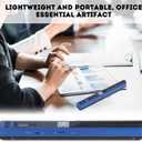 Portable Scanner, USB 2.0 Photo Scanner for Documents Pictures Pages Texts, Portable Handheld Scanner for Documents Photo Receipt, JPG/PDF Format Selection, UP to 900 DPI(Blue)