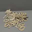 3 Inch 284 Pieces Wooden Letters Unfinished Wood Letters for Crafts Cursive Alphabets with Extras