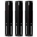 Universal Adjustable Grill Heat Plates/Heat Tents/Burner Covers/Heat Deflectors/BBQ Grill Heat Shields/Grill Cover Plates/Grill Diffusers for Gas Grill, Porcelain Steel Grill Replacement Parts (3Pack)