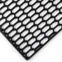 AggAuto 47"x16" ABS Plastic Universal Car Grill Mesh, Automotive Grille Insert Bumper Honeycomb Hole 15x20mm Grids Black