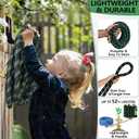 75 ft Non-Expandable Garden Hose, Flexible Ultra Lightweight Durable, Kink-Free Water Hose with 10 Function Sprayer - Non-Tangle,Puncture Proof pipe, Easy to Store, All-Weather Use Garden Hoses