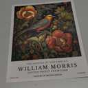 Poster Master Nightingale Print  William Morris Poster  Bird & Flower Art  Botanical Exhibition Gift  Floral Animal Artwork  Aesthetic Bedroom Wall Decor  8x10 UNFRAMED Wall Print (Style-04)
