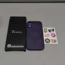 TOCOL for 17Case, Full Camera Protection, Built-in Magnetic Ring, Compatible with Magsafe Charger, Drop Protection, Translucent Matte Phone Case for 17 6.3 inch (Midnight Purple)