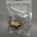 Bewudy 1 Pack Brass Pipe Fittings, 1/2" to 3/4" Reducer Adapter Coupler, NPT Male x Female Fitting With White Sealing Gasket