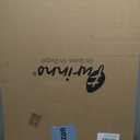 Furinno CLASSIC Coffee Table, Modern Rectangle Coffee Table with 1.8 Inch Thick Tabletop, Side Table for Living Room, Home Office, Black