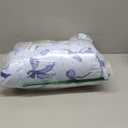 Erosebridal Blue Bow 7-Piece Bedding Set Twin Size Teen Girl Coquette Bow Comforter Set with Sheets Modern Trendy Cute Bowknot Bed in A Bag for Preppy Princess Fashion Bowknot Quilt Duvet Bed Sets