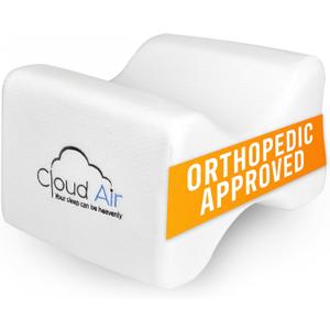 Vaunn Medical Side Sleeper Memory Foam Knee Pillow and Leg Positioner Cushion to Soothe Back, Leg and Hip Discomfort