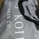 King Koil Luxury Air Mattress Queen with Built in Pump, Integrated Premium Pillow Inflatable Airbed for Guests, Camping & Home (Manufacturer ) (Black)