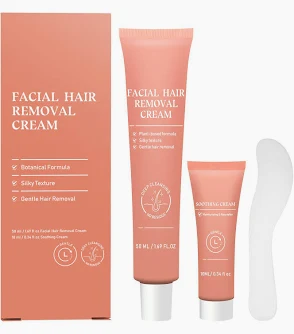 FCBSDAW Fasial Hair Removal Cream And Soothing Cream