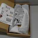 FOYO Set of 2 Industrial Pipe Door Pull Handle, Grab Bar, Towel Bar, Antique Rustic Cast Iron Handrail - Matte Black, 1-1/4"Diameter Pipe, 15 Inch