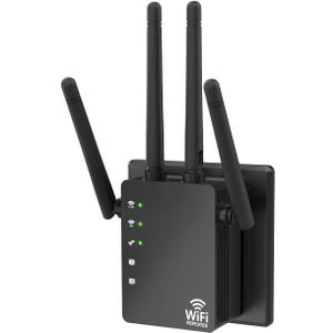 WiFi Extender Signal Booster for Home, WiFi Extender, Long Range up to 12880 Sq Ft and 105 Devices, Internet Extender WiFi Booster, WiFi Repeater with Ethernet Port