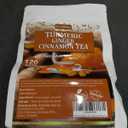 120 Premium Turmeric, Ginger, Cinnamon Blend Tea Bags, 100% Natural & No Additives & Caffeine Free, BBD 03/19/2027