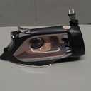 Rowenta Access Stainless Steel Soleplate Steam Iron with Retractable Cord, Powerful Steam Diffusion, Auto-Off and Anti-Drip, 1725 Watts, Black Clothes Iron, DW2459