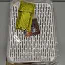 Seoneiro Whiskey Tray, Glass Cup Rack, Mug Holder, Coffee Cup Organizer, Bathroom Countertop with Drain Board Wine Glass Decorative Organizer, Food Tray, Kitchen Spice Rack (Amber-1)