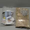 10x10 ft Champagne Sequin Backdrop Curtain with Lights for Parties, Wrinkle Free Glitter Photo Backdrop Drapes Shimmer Back Drop Cloth for Wedding Birthday Photography Background (5ftx10ft(2 Panels))