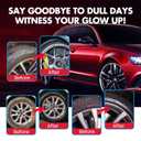 2 x Tire Shine Coating Brush to Restore Original Black with Long-Lasting Oil Based Formula for a High Gloss, UV Protection & Waterproof Coating for Car, Truck, Motorcycle, SUV -120ml/4oz