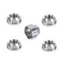 M10 304 Stainless Steel Anti-Theft Locking Nuts P1.5 Security Hardware Kit for Mountain Bike Awning Car Accessories for Styling Light Bar Safety,(4 Lock+ 1 Key)