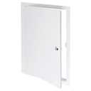 12" x 20" Lockable White Metal Access Panel. Service Shaft Door Panel with Key. Plumbing, Electricity, Heating, Alarm Wall Access Panel for Drywall. Bathroom Services Access Hole Cover.
